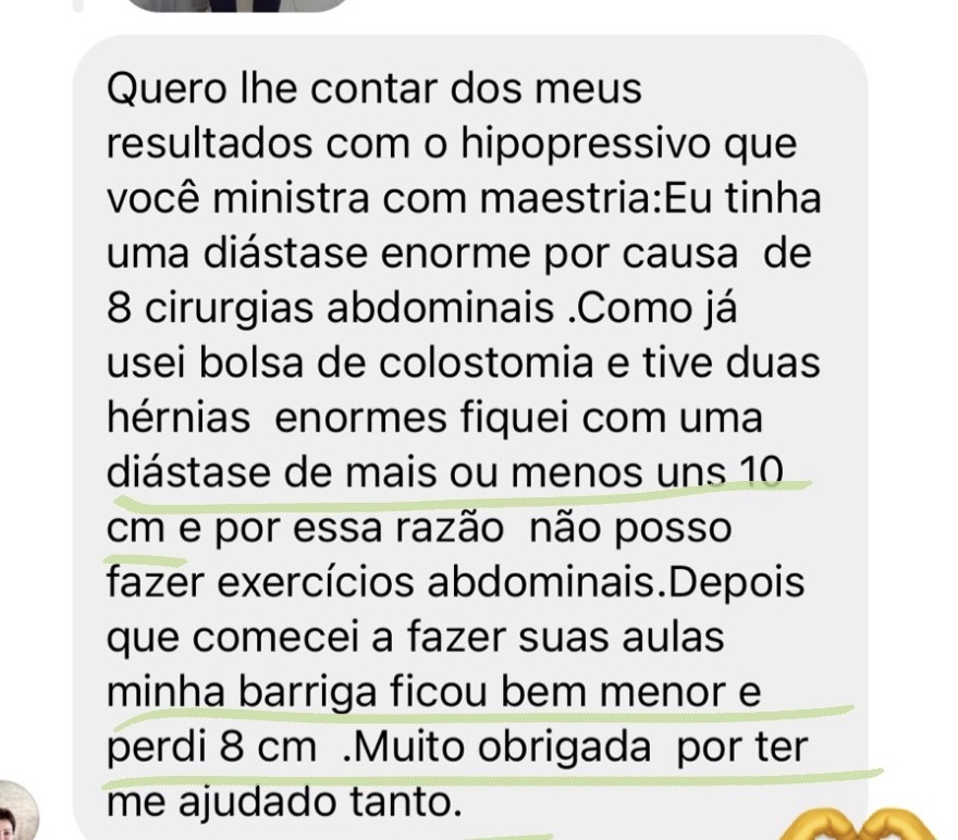 Depoimento de paciente do protocolo ZIPER